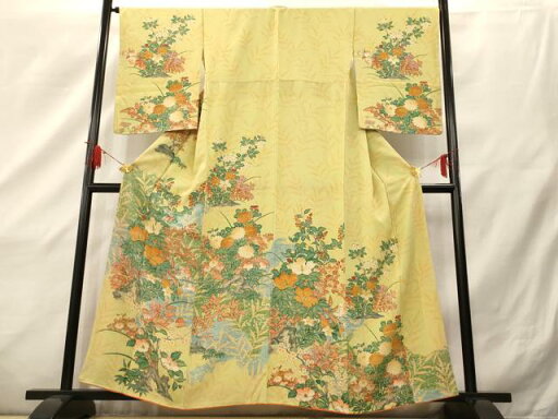 平和屋着物■付下げ 草花文 正絹 逸品 AAAQ4988iu 平和屋着物■付下げ 草花文 正絹 逸品 AAAQ4988iu
