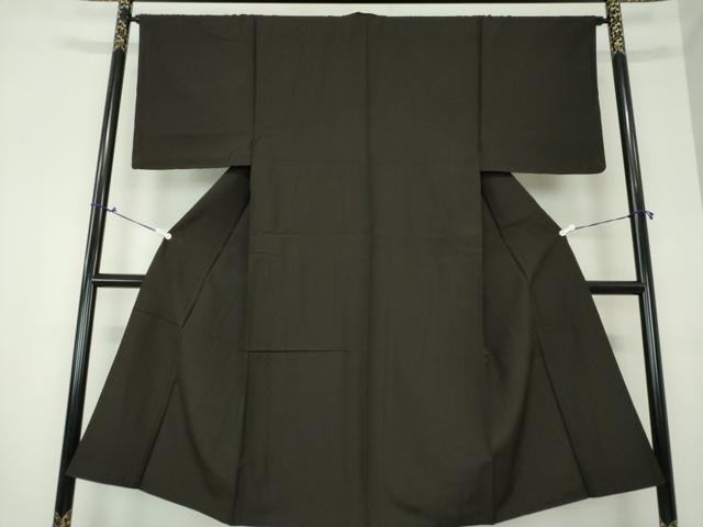 平和屋着物●男性 お召 間道 正絹 逸品 未使用 DAAP0215ps