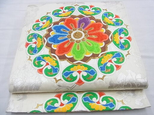 平和屋着物◎六通柄袋帯 唐織 大和大華 金銀糸 逸品 BAAF9243du 平和屋着物◎六通柄袋帯 唐織 大和大華 金銀糸 逸品 BAAF9243du