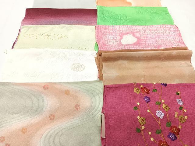 平和屋着物★和装小物　上質な帯揚げ　10枚セット　逸品　CAAM3072xi
