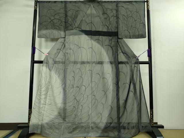 平和屋本店▽極上　訪問着　無双　紗×紗　乱菊　暈し染め　金彩　逸品　DZAB2989kh6