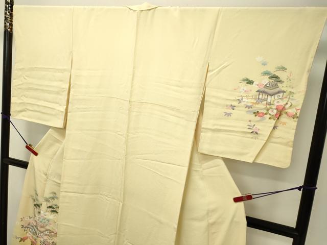 平和屋着物●本加賀友禅作家　和泉衛知　訪問着　風景文　暈し染め　正絹　逸品　DAAT1321tw