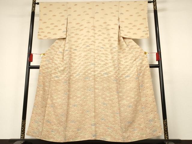平和屋着物■訪問着 松文 正絹 逸品 AAAU0738iu