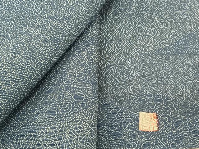 平和屋着物▽江戸小紋　単衣　作家物　寄せ小紋柄　正絹　逸品　AABF9203jh