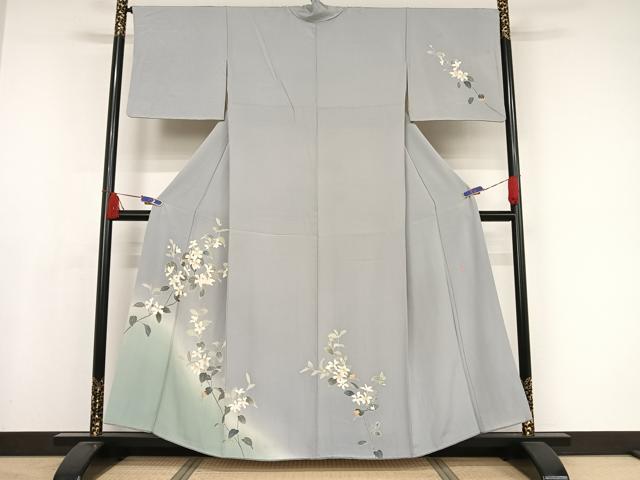 ■■■　サイズ　■■■ 身丈 157cm（肩から） 裄丈 69cm 袖丈 45cm　縫込み 2cm 袖幅 35cm 前幅 26cm 後幅 30.5cm 着物縫いこみ 内揚げ 7cm 裄 お袖側 約0cm　身頃側 約0cm ■■■　商品詳細　...