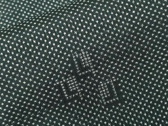 平和屋着物■本場大島紬　7マルキ　幾何学文　正絹　逸品　未使用　CAAZ5920ev