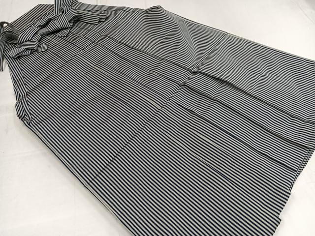 平和屋着物●男性　馬乗り袴　縞　AABF3904ph