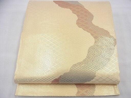 平和屋着物◎佐賀錦 六通柄袋帯 道長吉祥文 金糸 逸品 BAAE3961fk 平和屋着物◎佐賀錦 六通柄袋帯 道長吉祥文 金糸 逸品 BAAE3961fk