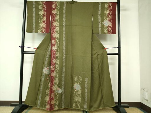 平和屋着物■訪問着 刺繍 枝梅文 金銀彩 正絹 逸品 DAAQ8506sf 平和屋着物■訪問着 刺繍 枝梅文 金銀彩 正絹 逸品 DAAQ8506sf