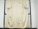 平和屋着物■訪問着 刺繍 枝菊 金銀彩 正絹 逸品 AAAD7074Acs(4)