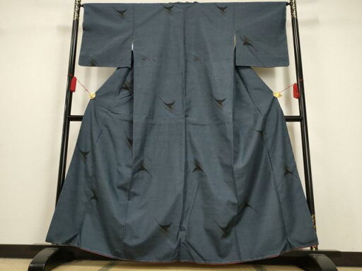 平和屋着物■上質な紬 飛鶴文 正絹 逸品 未使用 AAAU1103iu 平和屋着物■上質な紬 飛鶴文 正絹 逸品 未使用 AAAU1103iu