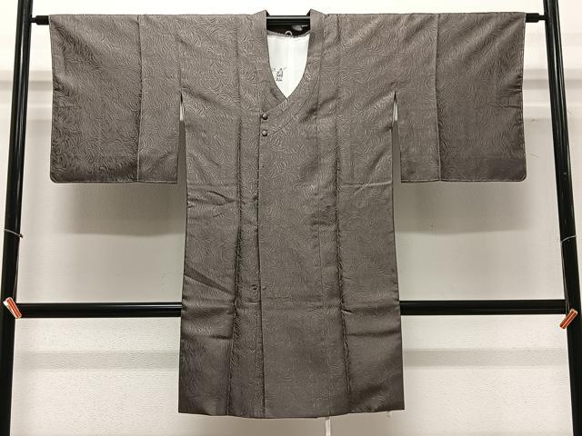 Rakuten - 平和屋着物∞道行コート　舞葉地紋　利休白茶色　正絹　逸品　未使用　CABD4419ua