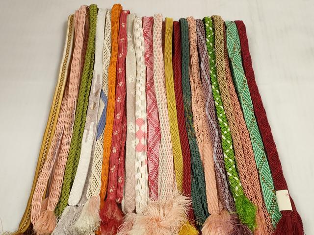 平和屋着物＊夏物 和装小物 帯締め20本セット レース織 金銀糸 逸品 DABC1547zzz