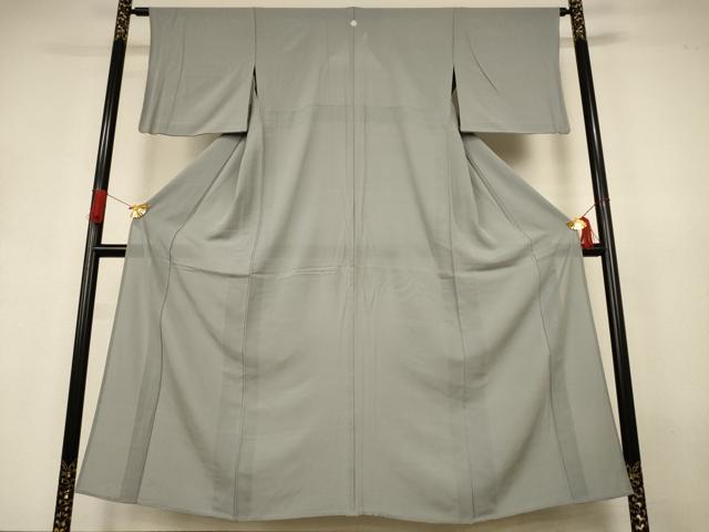 Rakuten - 平和屋着物＊夏物 色無地 絽 灰青色 正絹 逸品 AABJ3390jd