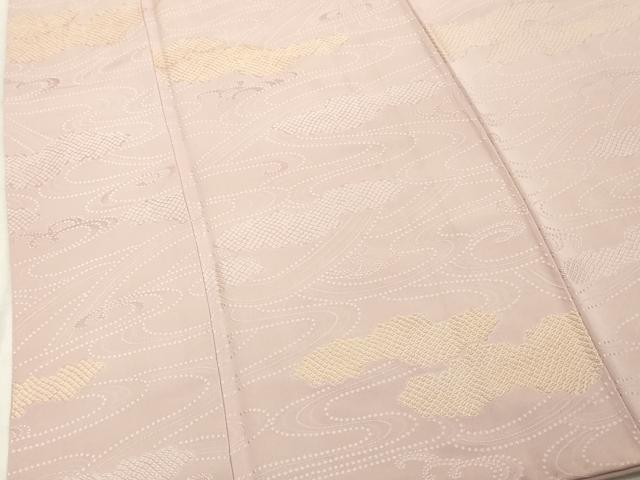 Full-Length Under-Kimono - 平和屋着物■上質な小紋　雲重ね文　正絹　逸品　DABF4003cd