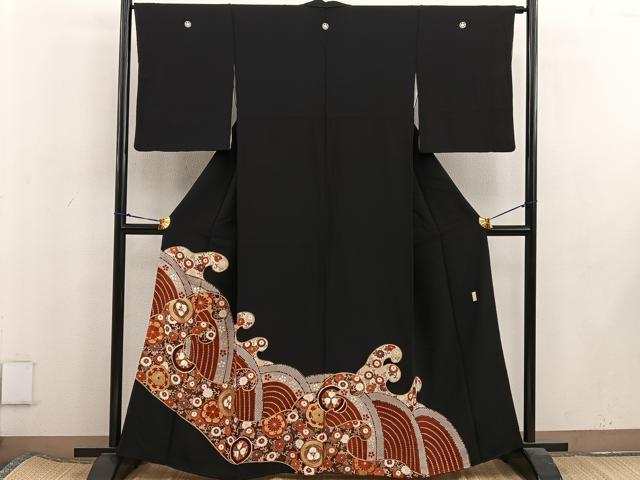 ■■■　サイズ　■■■ 身丈 160.5cm（肩から） 裄丈 64.5cm 袖丈 52cm　縫込み 4.5cm 袖幅 32cm 前幅 24.5cm 後幅 30cm 着物縫いこみ 内揚げ 6.5cm 裄 お袖側 約3cm　身頃側 約3.5cm...