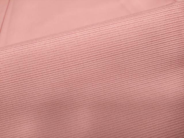 平和屋着物＊夏物 色無地 絽 紅梅色 洗える着物 DAAV4245ud