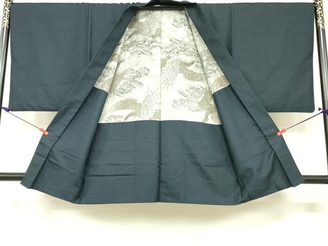 平和屋着物■男性　紬　アンサンブル　100亀甲　総詰め　正絹　逸品　DAAU8709zy