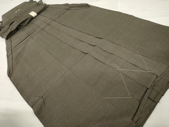平和屋着物＊夏物　男性　行灯袴　霞文　正絹　逸品　未使用　AABH2140ck