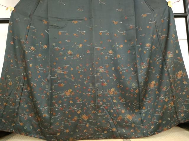 平和屋着物■訪問着　草花文　正絹　逸品　AAAZ6917st 3