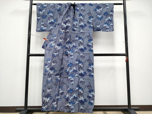 平和屋の平和屋着物∴夏物 浴衣 笹竹文 リップル生地 綿 逸品 CABF2767tx｜アングル3