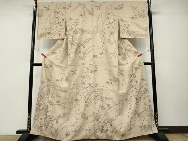 「縁」147ｃｍ～153ｃｍ 単衣 生紬 染め 訪問着 正絹 Ｉ７６６ 楽天市場】生紬の通販