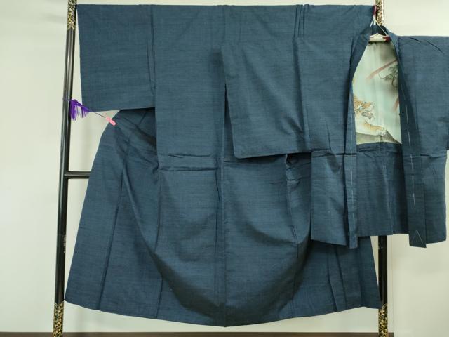 平和屋着物■男性 紬 アンサンブル 霞文 正絹 逸品 DAAO2771jm
