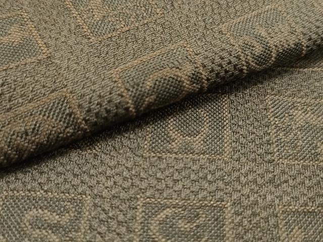 平和屋着物●男性　角帯　十二支　赤墨色　正絹　逸品　DAAU6795ob