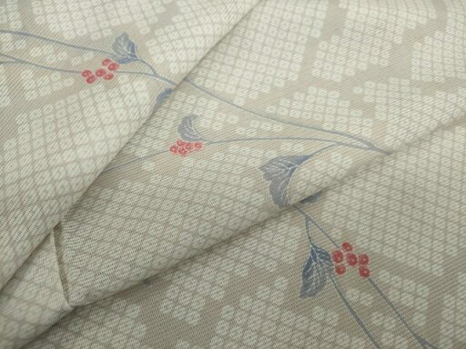 平和屋着物*夏物 小紋 絽 南天文 洗える着物 DAAU2012ud 平和屋着物*夏物 小紋 絽 南天文 洗える着物 DAAU2012ud