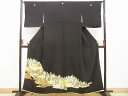 平和屋着物■豪華黒留袖 雲重ね樹林文 金彩 逸品 BAAE2110xi
