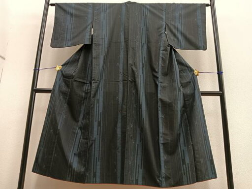 平和屋着物■上質な紬 壺垂れ花唐草文 正絹 逸品 BAAP5276ev 平和屋着物■上質な紬 壺垂れ花唐草文 正絹 逸品 BAAP5276ev
