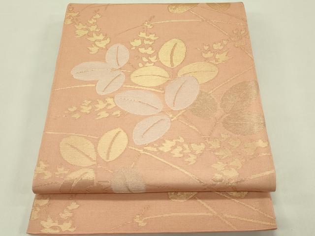 Rakuten - 平和屋着物＊夏物 六通柄袋帯 萩 金銀糸 正絹 逸品 未使用 CABH5963rv