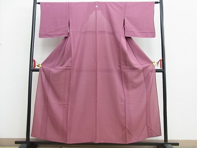 平和屋着物■夏物 色無地 絽 浅蘇芳色 逸品 BAAE4992pk