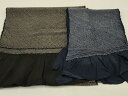 平和屋着物▼男性 和装小物 兵児帯2点セット 総絞り 紺・黒 逸品 AAAV1796ay