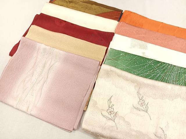 平和屋着物★和装小物　上質な帯揚げ　10枚セット　逸品　CAAL2725ua