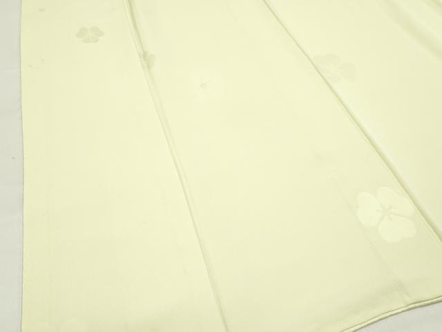 平和屋着物■上質な色無地 舞花地紋 蒸栗色 正絹 逸品 DAAZ3299ob