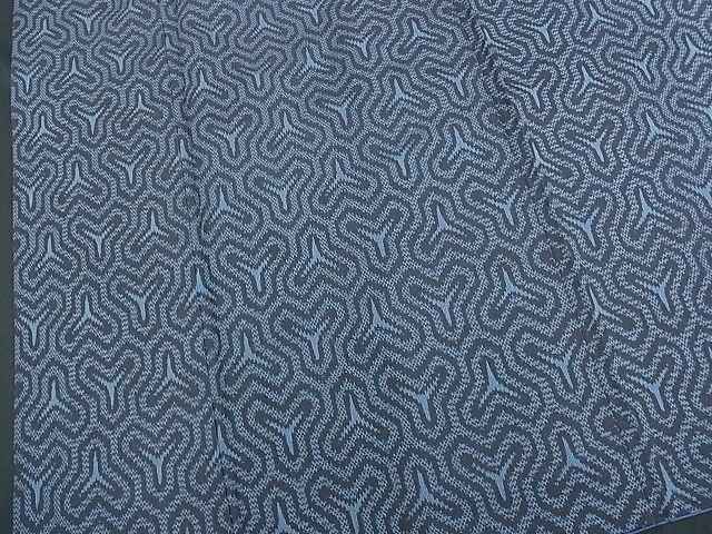 平和屋着物■上質な紬　毘沙門亀甲　逸品　BAAA2161op