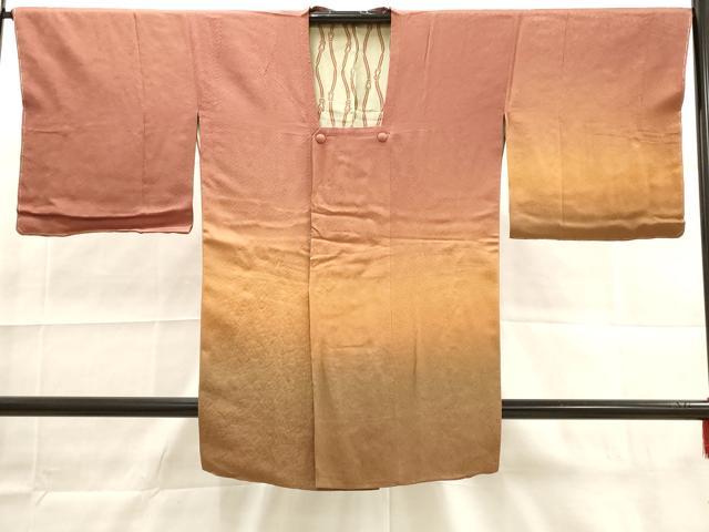 平和屋着物■道行コート 霞文 暈し染め 正絹 逸品 未使用 AAAP2280fy