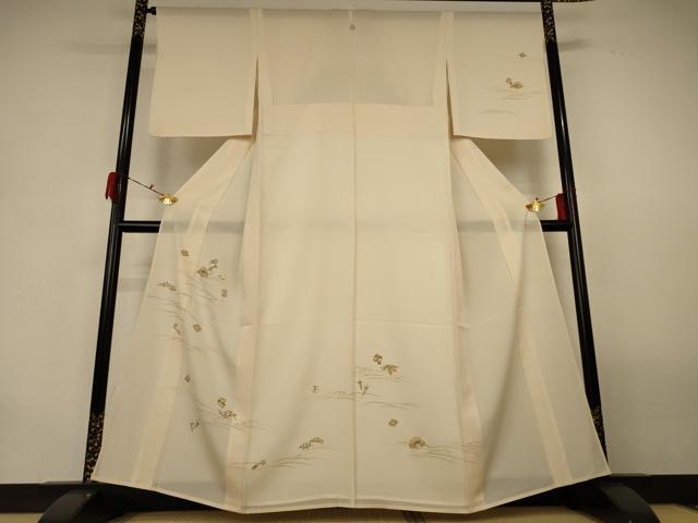 Rakuten - 平和屋着物＊夏物 訪問着 絽 宝尽くし 金彩 正絹 逸品 AABG9232jd