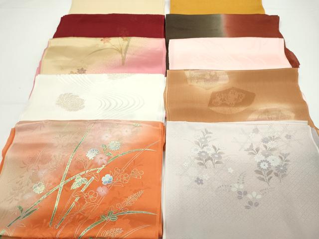 Other - 平和屋着物★和装小物　帯揚げ10枚セット　正絹　逸品　CABA9287ju