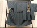 平和屋着物■男性 本場大島紬 アンサンブル 格子柄 正絹 逸品 BAAO5607my