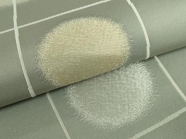 平和屋本店■極上　西陣の名門　加納幸謹製　太鼓柄袋帯　金銀糸　逸品　DZAA5272kh5