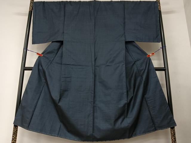 平和屋着物●男性　本場大島紬　アンサンブル　100亀甲　手織り　総詰　田畑昭三作　証紙付き　キングサイズ　正絹　逸品　AAAV7480zg