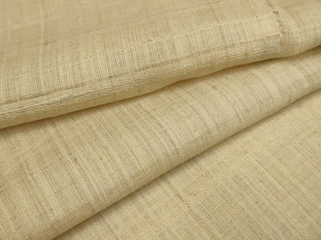 平和屋着物＊夏物 紗紬 生紬 砥粉色 正絹 逸品 AABA5781sx