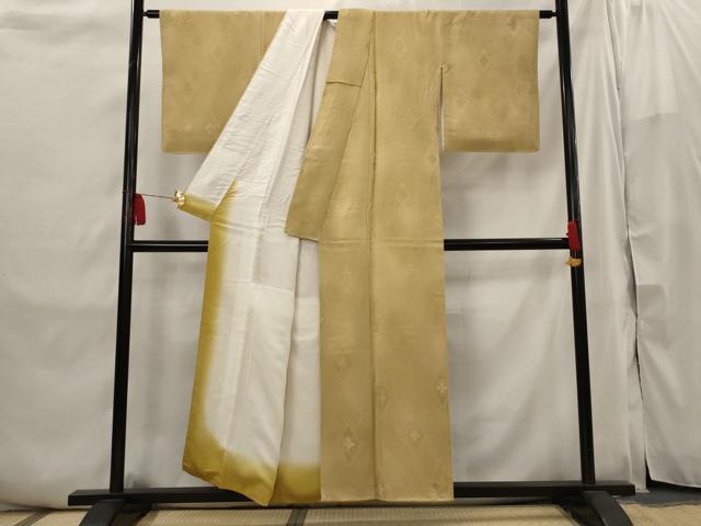 平和屋の平和屋着物■上質な小紋 地紋起こし 花菱文 正絹 逸品 AABI6442st｜アングル2