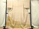 平和屋着物■豪華色留袖 駒刺繍 片輪車立波花文 金彩 正絹 逸品 DAAU4993qp