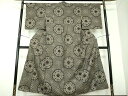 平和屋着物●本場大島紬 龍郷絣 花菱文 正絹 逸品 DAAU5007ps