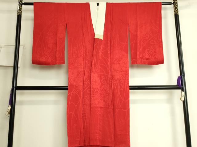 樂天商城 - 平和屋着物●アンティーク　大正ロマン　長襦袢　袷　花丸地紋　逸品　DZAB6042kh6