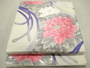 平和屋着物◎六通柄袋帯 唐織 草花文 金銀糸 正絹 逸品 CAAV4325in