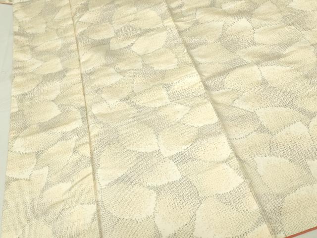 平和屋着物■上質な紬　葉尽くし　正絹　逸品　DAAY6717qp
